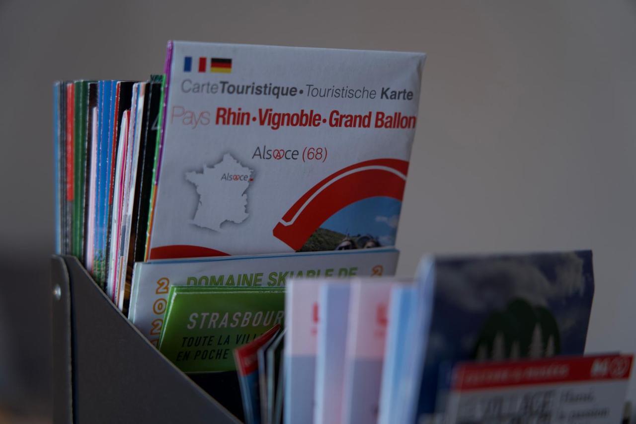 B&B Chez L'Habitant Chambre Privative Sur La Route Des Vins Tv Parking Box Velo Issenheim ภายนอก รูปภาพ